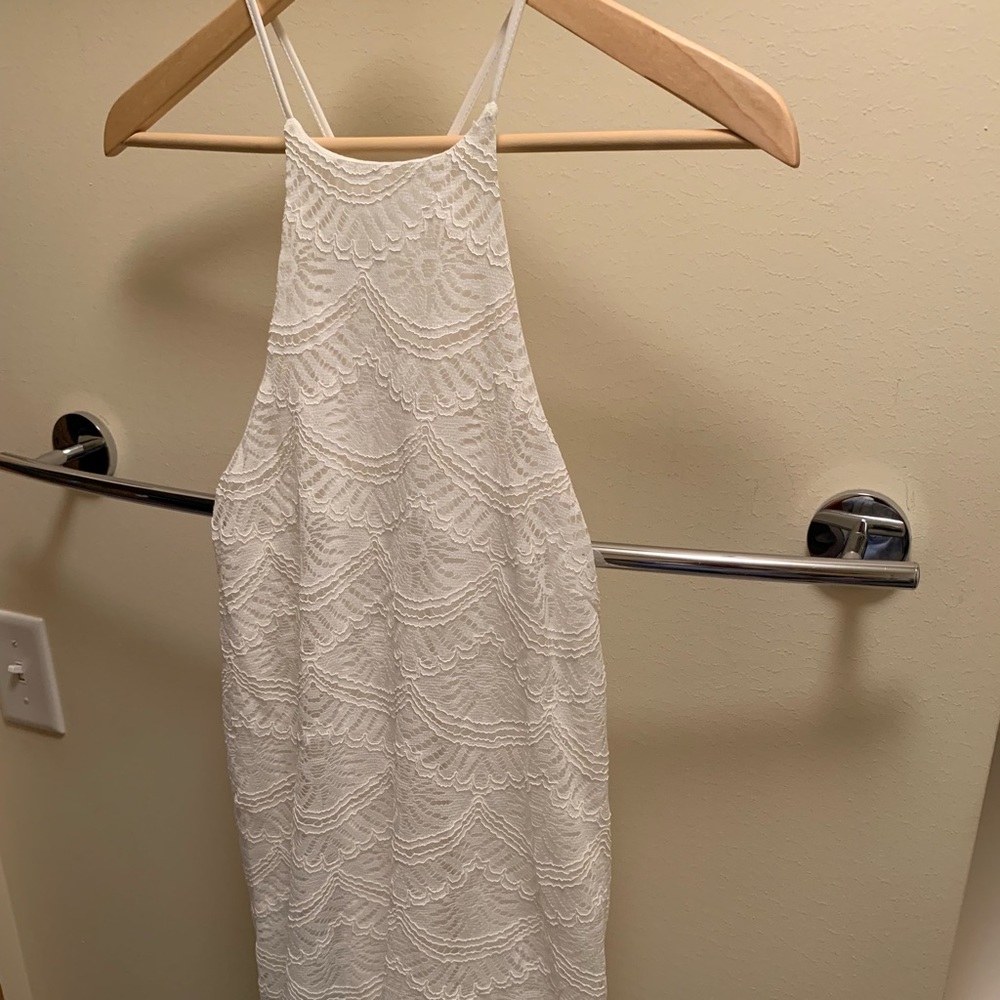 BP White Lace Dress